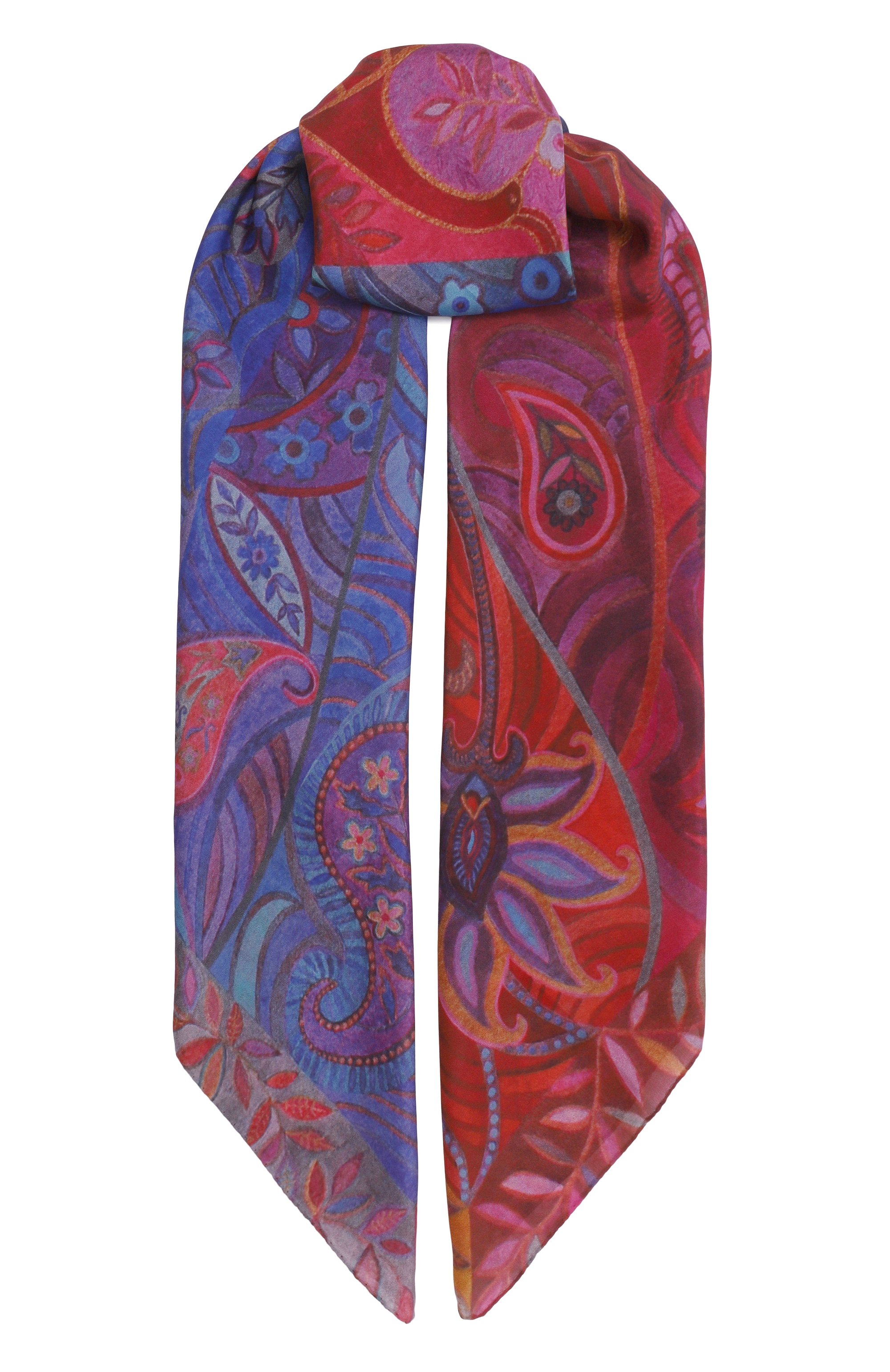 Шелковая шаль восточный орнамент GOURJI, арт. 91126737/4151108, фото 1
