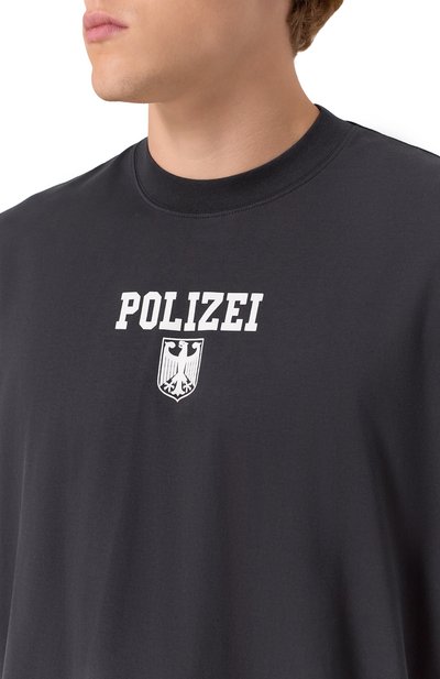 Хлопковая футболка VETEMENTS, арт. UH76TR300B, фото 5