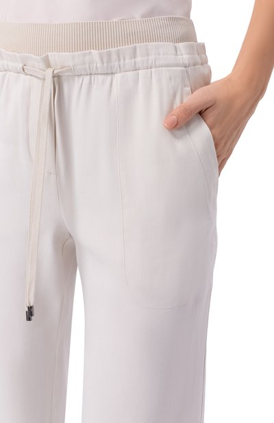 Брюки изо льна и вискозы LORENA ANTONIAZZI, арт. P2640PA81A/3347, фото 5