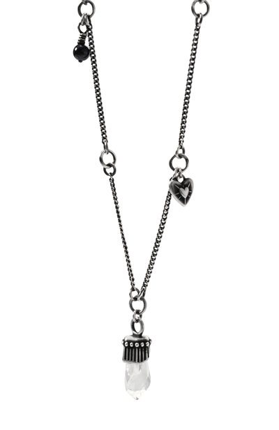 Колье ANN DEMEULEMEESTER серебряного цвета по цене 92300 руб., арт. B0014285/0T018, фото 3 Колье ANN DEMEULEMEESTER, арт. B0014285/0T018, фото 3