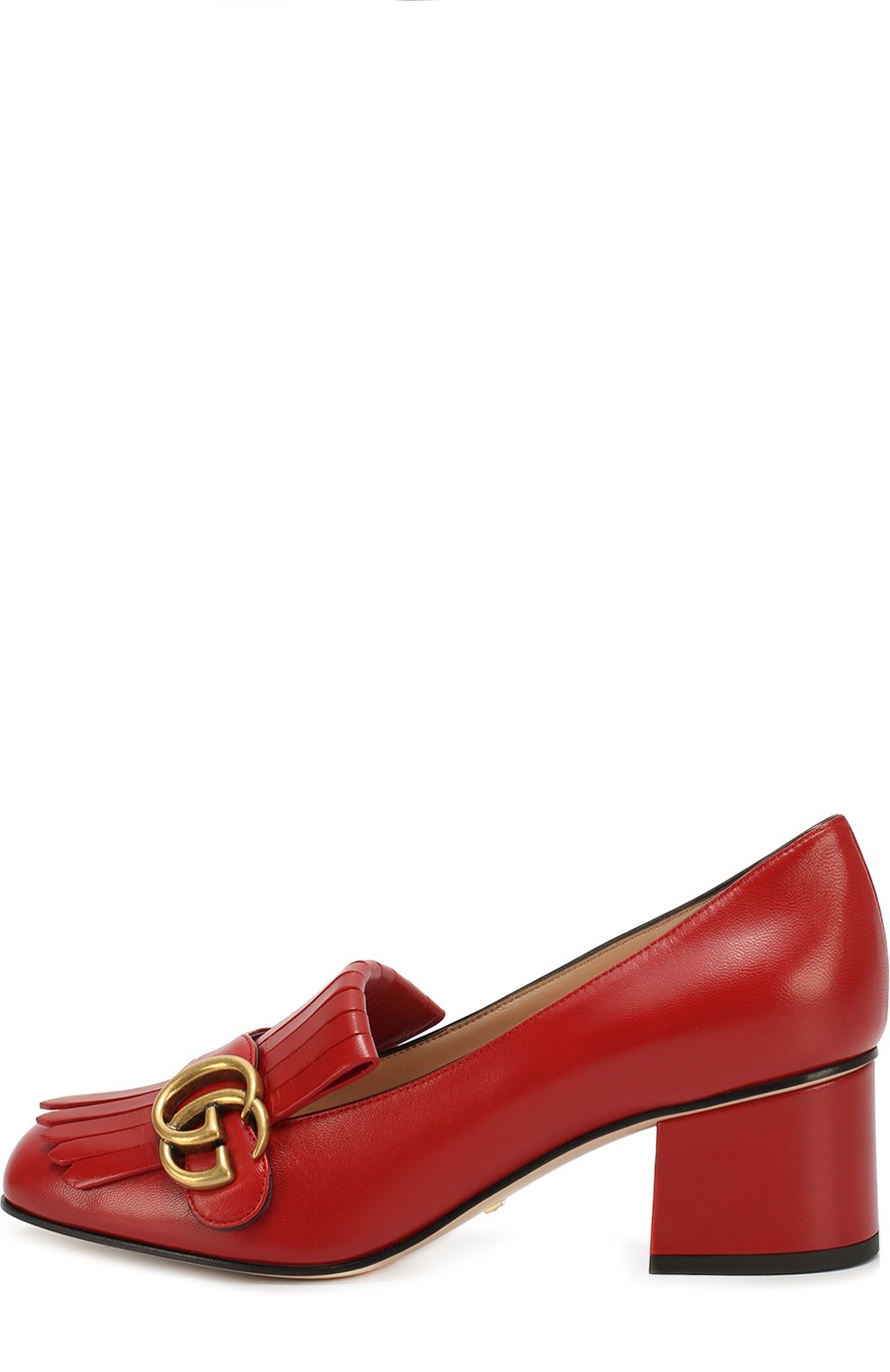 Кожаные туфли marmont с пряжкой GUCCI, арт. 408208/C9D00, фото 2