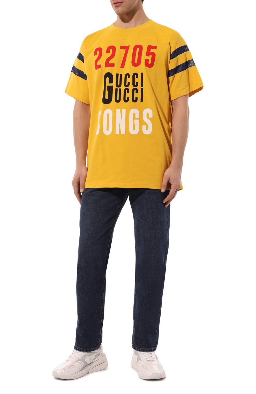 Хлопковая футболка GUCCI, арт. 655459 XJDXM, фото 2