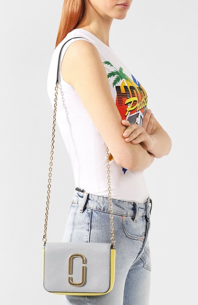 Поясная сумка the hip shot MARC JACOBS (THE) серого цвета по цене 46300 руб., арт. M0014102, фото 5 Поясная сумка the hip shot MARC JACOBS (THE), арт. M0014102, фото 5