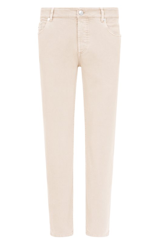 Джинсы Traditional Fit Brunello Cucinelli M277PB3210 Кремовый M277PB3210