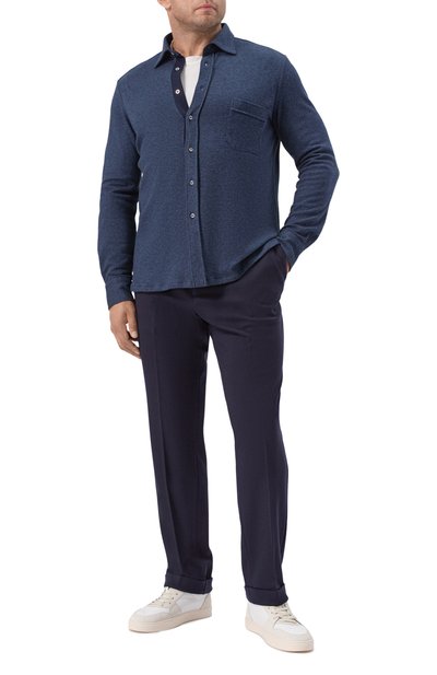 Брюки из шерсти и кашемира MARCO PESCAROLO, арт. CARACCI0L0/52Y11, фото 2