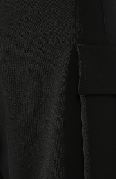 Шерстяные брюки STELLA MCCARTNEY черного цвета по цене 49300 руб., арт. 594972/SMB48, фото 5 Шерстяные брюки STELLA MCCARTNEY, арт. 594972/SMB48, фото 5