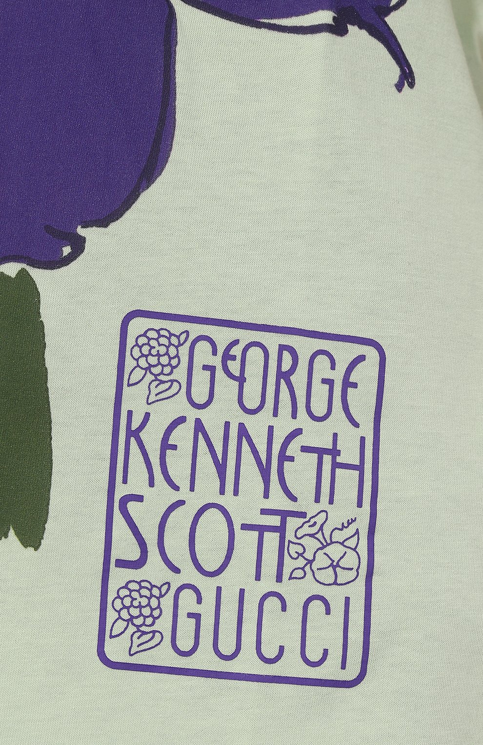 Хлопковая футболка gucci x ken scott GUCCI, арт. 615044 XJDBU, фото 5