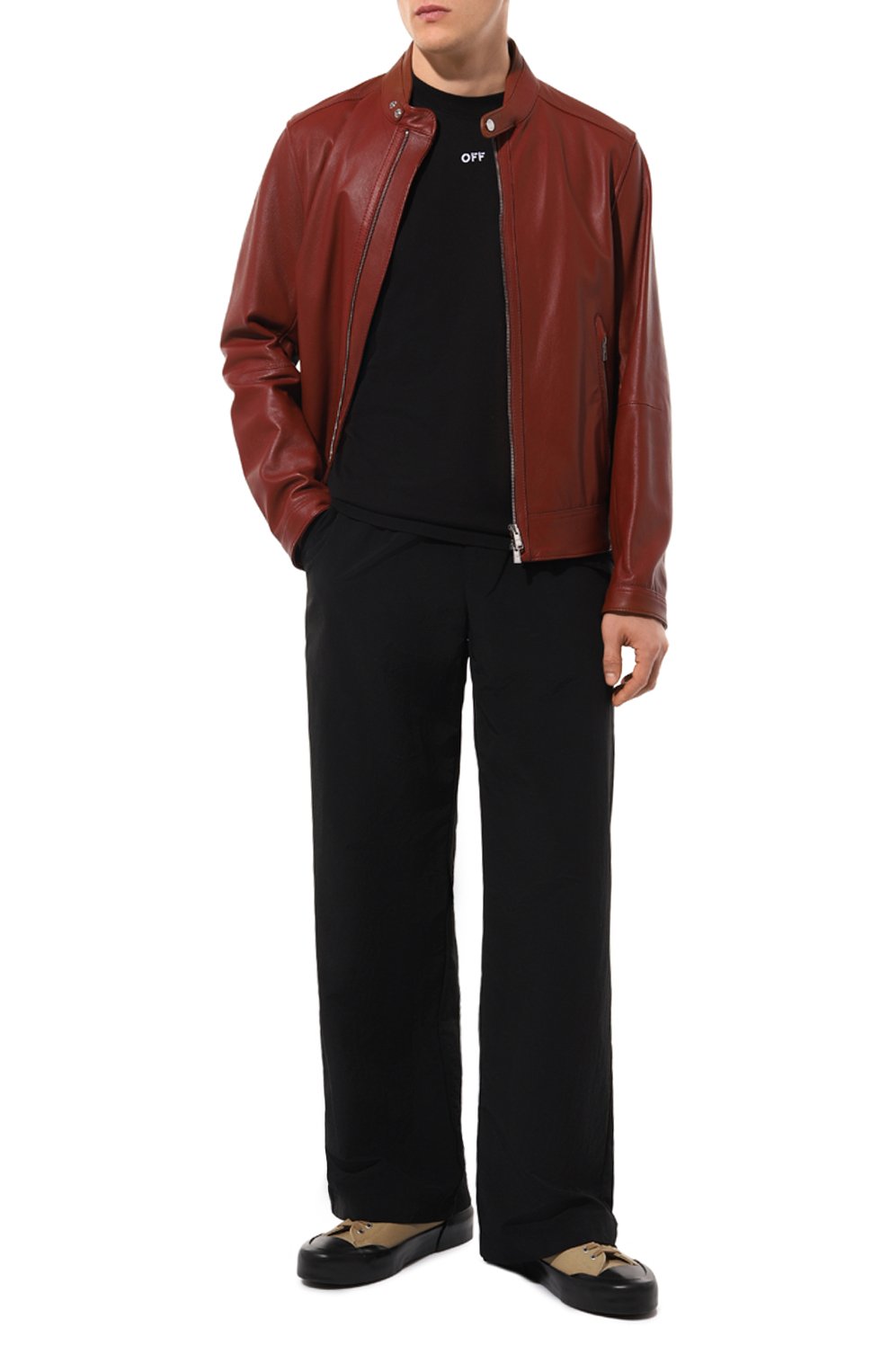 Хлопковая футболка OFF-WHITE, арт. 0MAA120S24JER004, фото 2