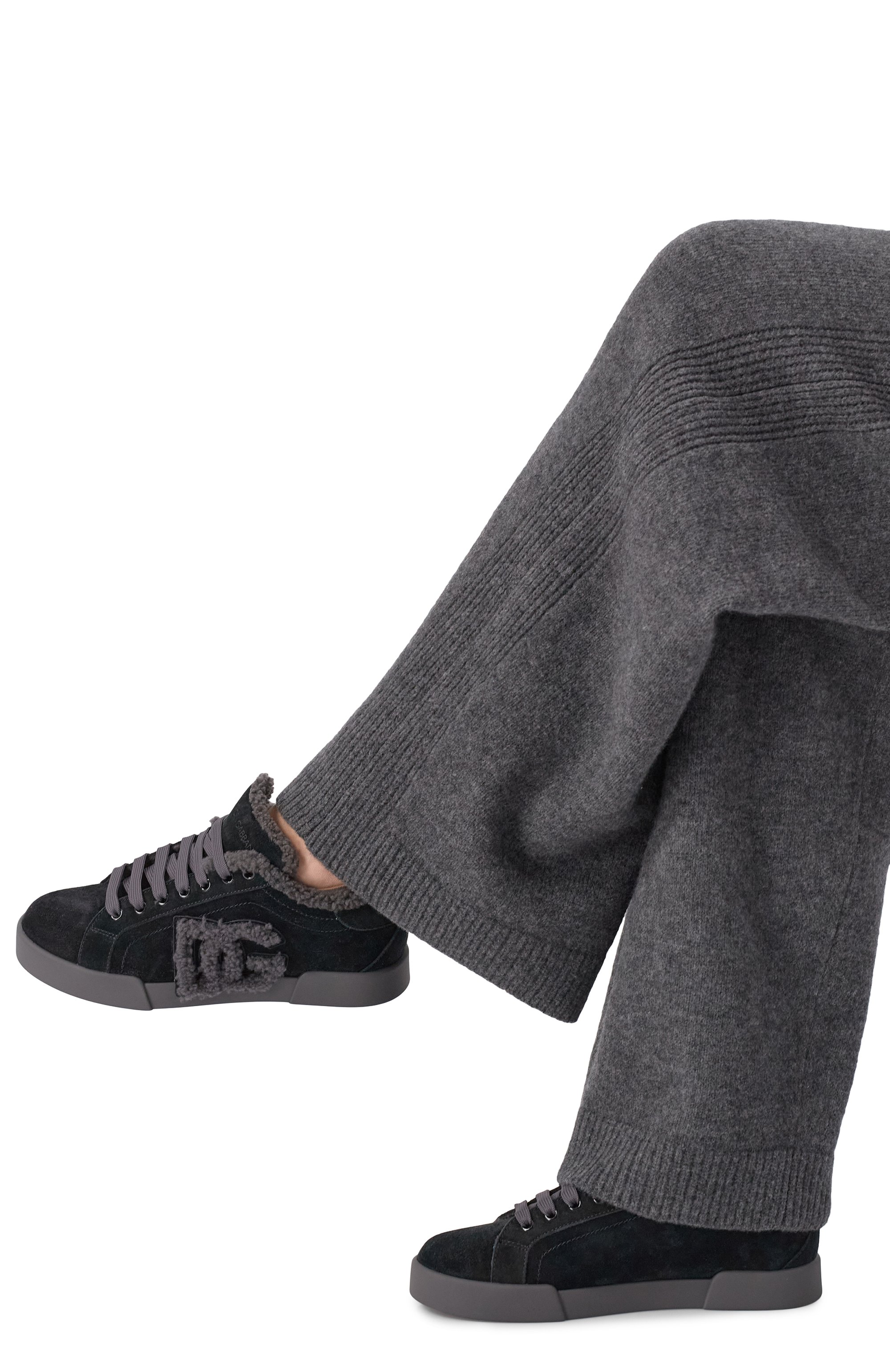 Замшевые кеды portofino light DOLCE & GABBANA, арт. CK2374/AJ222, фото 2