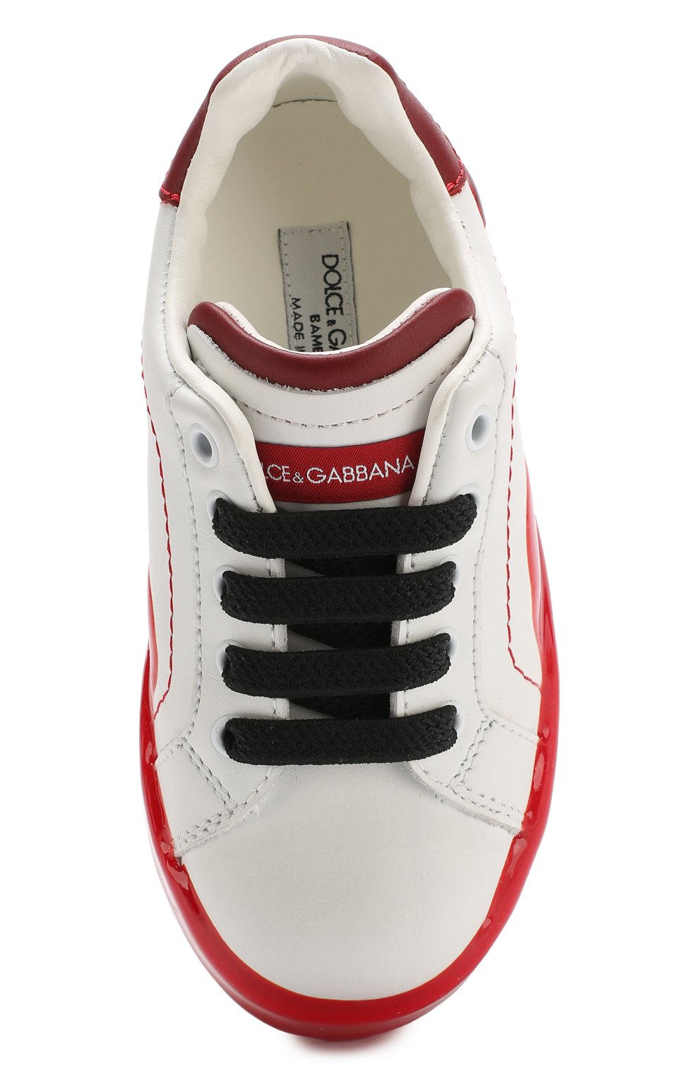 Кожаные кеды DOLCE & GABBANA, арт. DA0678/AK399/24-28, фото 4