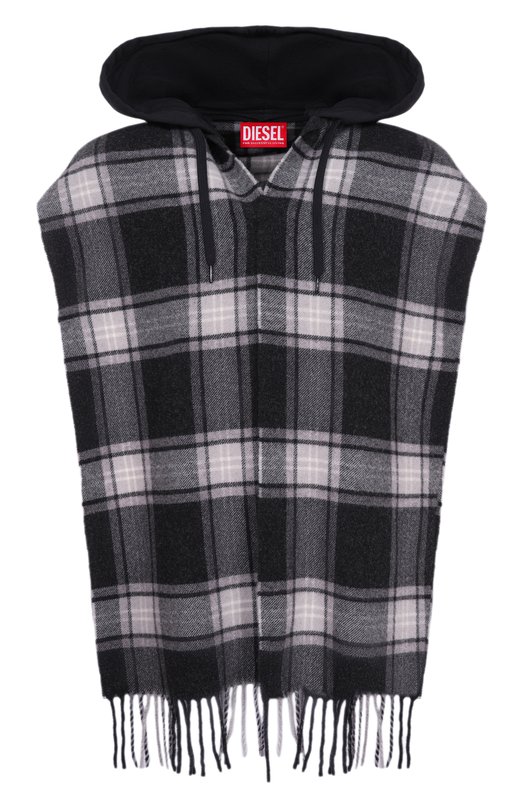 Шерстяной шарф Diesel A21827/0EGDW Серый A21827/0EGDW