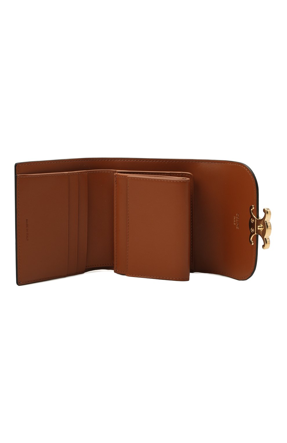 Кожаное портмоне triomphe canvas CELINE, арт. 10D782CQH, фото 3