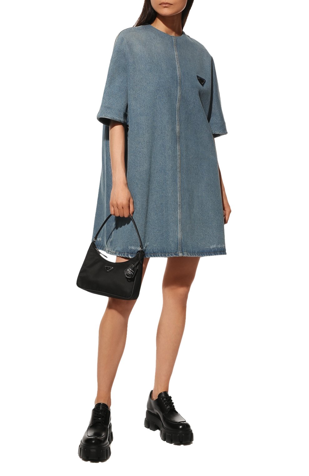 Кожаные дерби monolith PRADA, арт. 1E708L-B4L-F0002-B055, фото 2