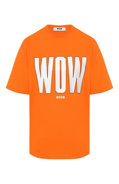 Женская хлопковая футболка MSGM, арт. 2642MDM264 195298