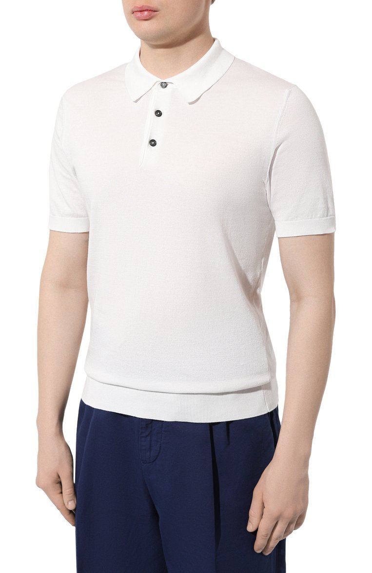 Хлопковое поло ANDREA CAMPAGNA, арт. P24-101, фото 3