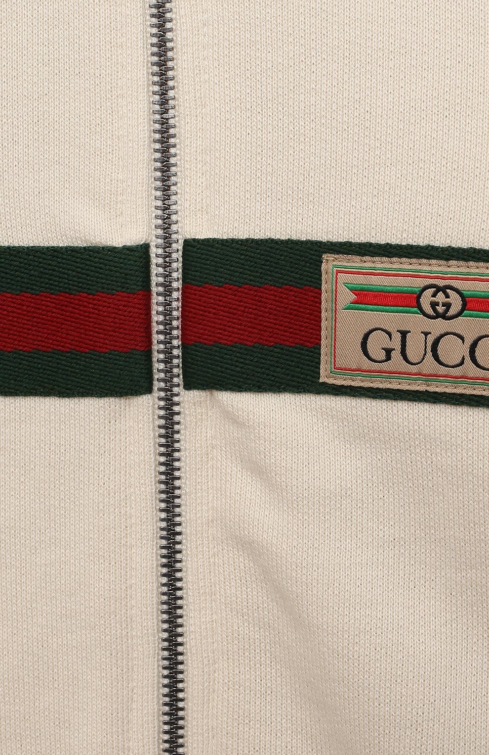 Хлопковый комбинезон GUCCI кремового цвета по цене 29950 руб., арт. 653679/XJDKA/9-12M, фото 3 Хлопковый комбинезон GUCCI, арт. 653679/XJDKA/9-12M, фото 3