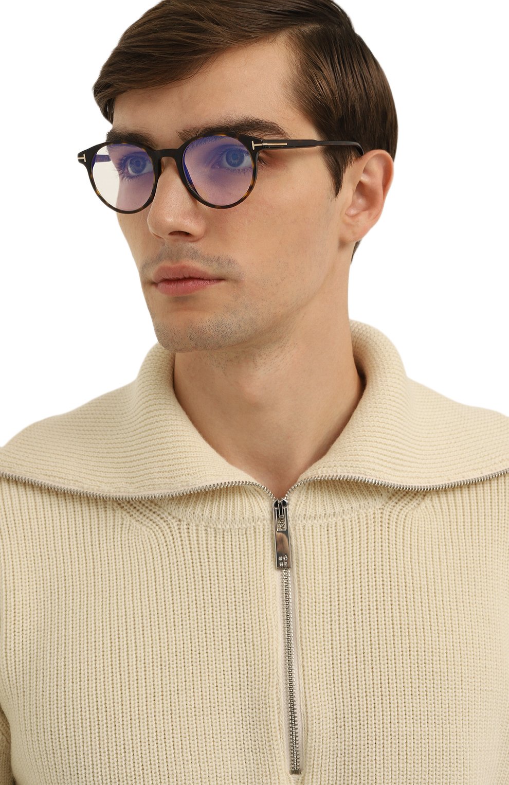 Оправа TOM FORD коричневого цвета по цене 40900 руб., арт. TF5695-B 052, фото 2 Оправа TOM FORD, арт. TF5695-B 052, фото 2