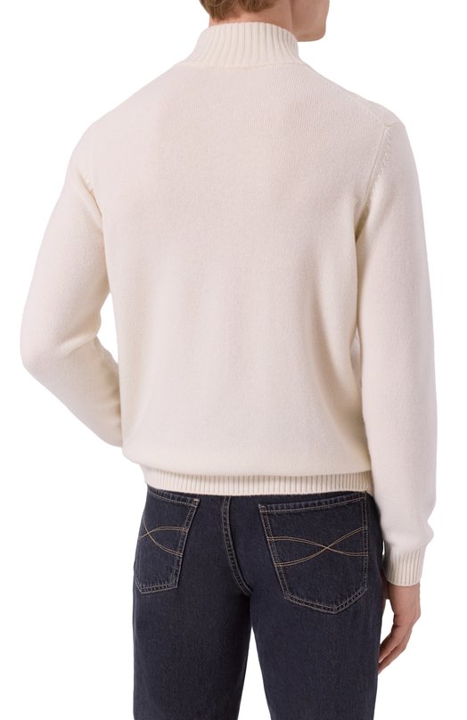 Кашемировый кардиган MVST M25.1PM.K013 Кремовый  M25.1PM.K013 Фото 4