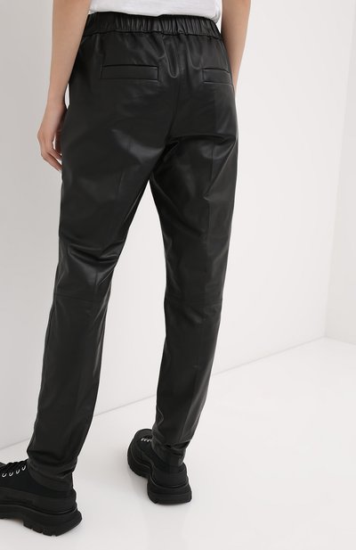 Кожаные брюки WINDSOR черного цвета по цене 105500 руб., арт. 52 DL401 10008344, фото 4 Кожаные брюки WINDSOR, арт. 52 DL401 10008344, фото 4