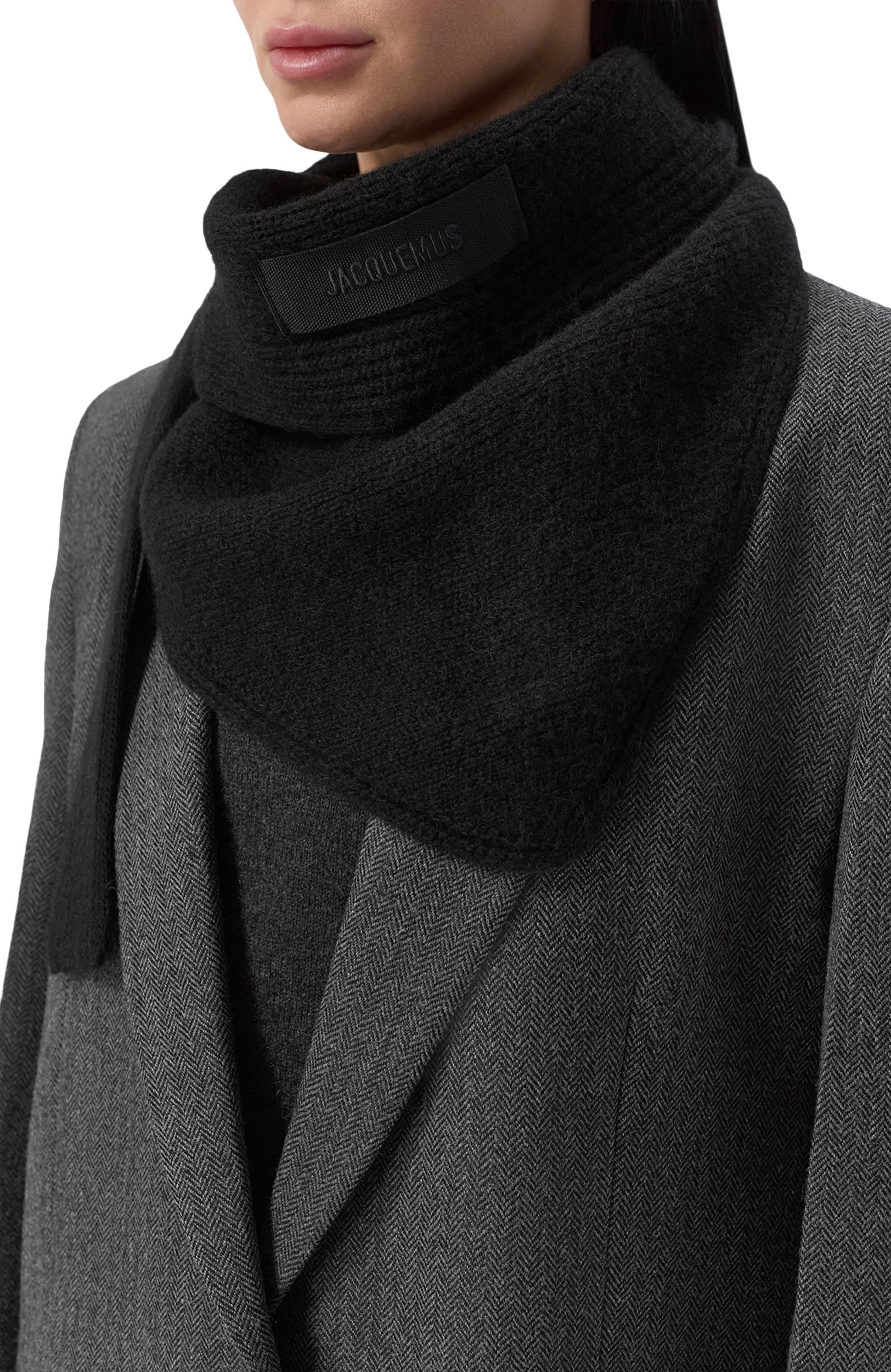 Шерстяная косынка JACQUEMUS, арт. 24HACU00669/AK00227, фото 5