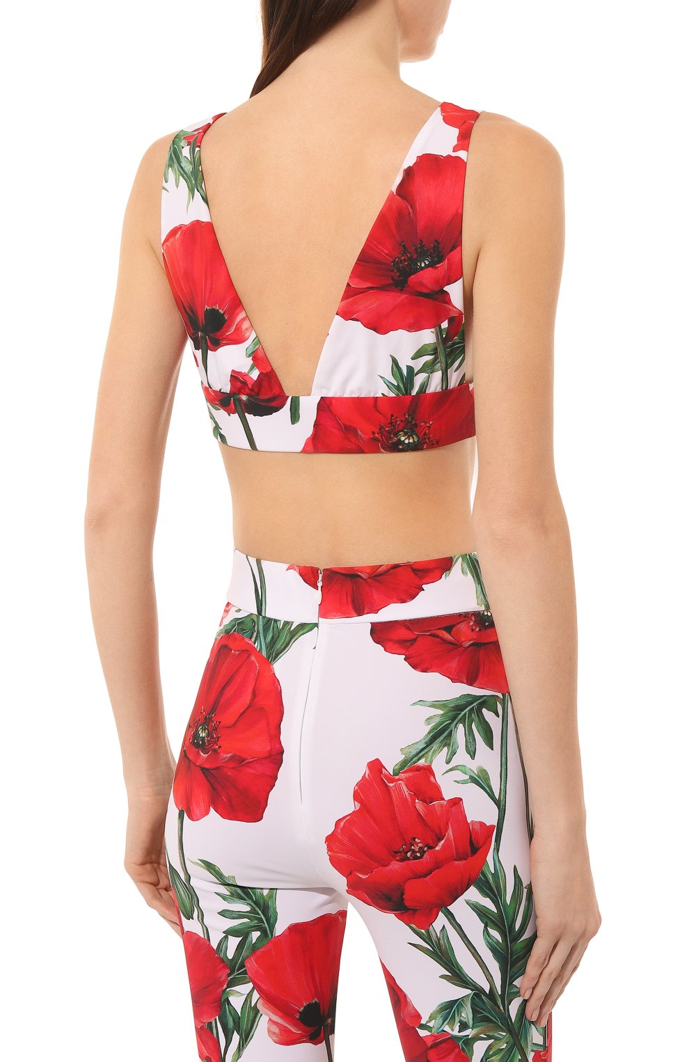 Топ DOLCE & GABBANA красного цвета по цене 49800 руб., арт. F761PT/FSG5Z, фото 4 Топ DOLCE & GABBANA, арт. F761PT/FSG5Z, фото 4