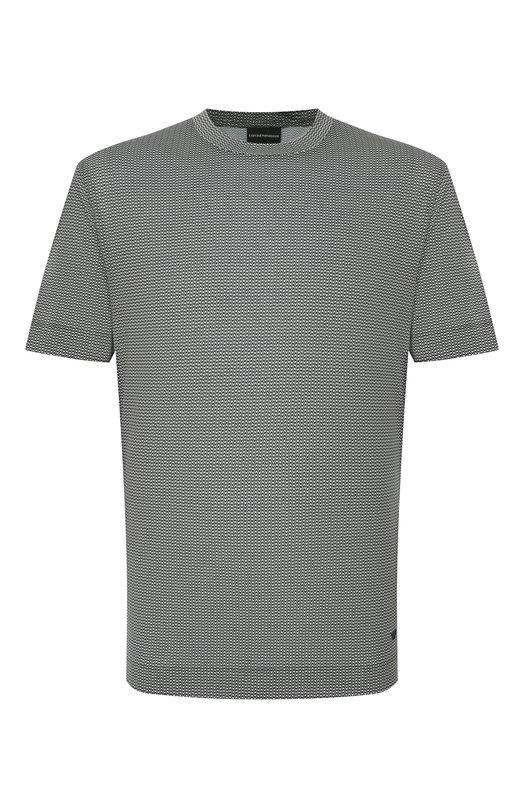 Футболка из лиоцелла и хлопка Emporio Armani EM005270/AF24857 Чёрно-белый EM005270/AF24857