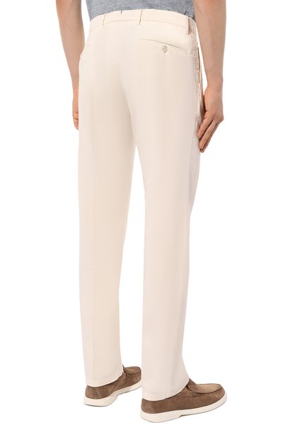 Брюки из хлопка и шелка MARCO PESCAROLO, арт. SLIM80/4900, фото 4