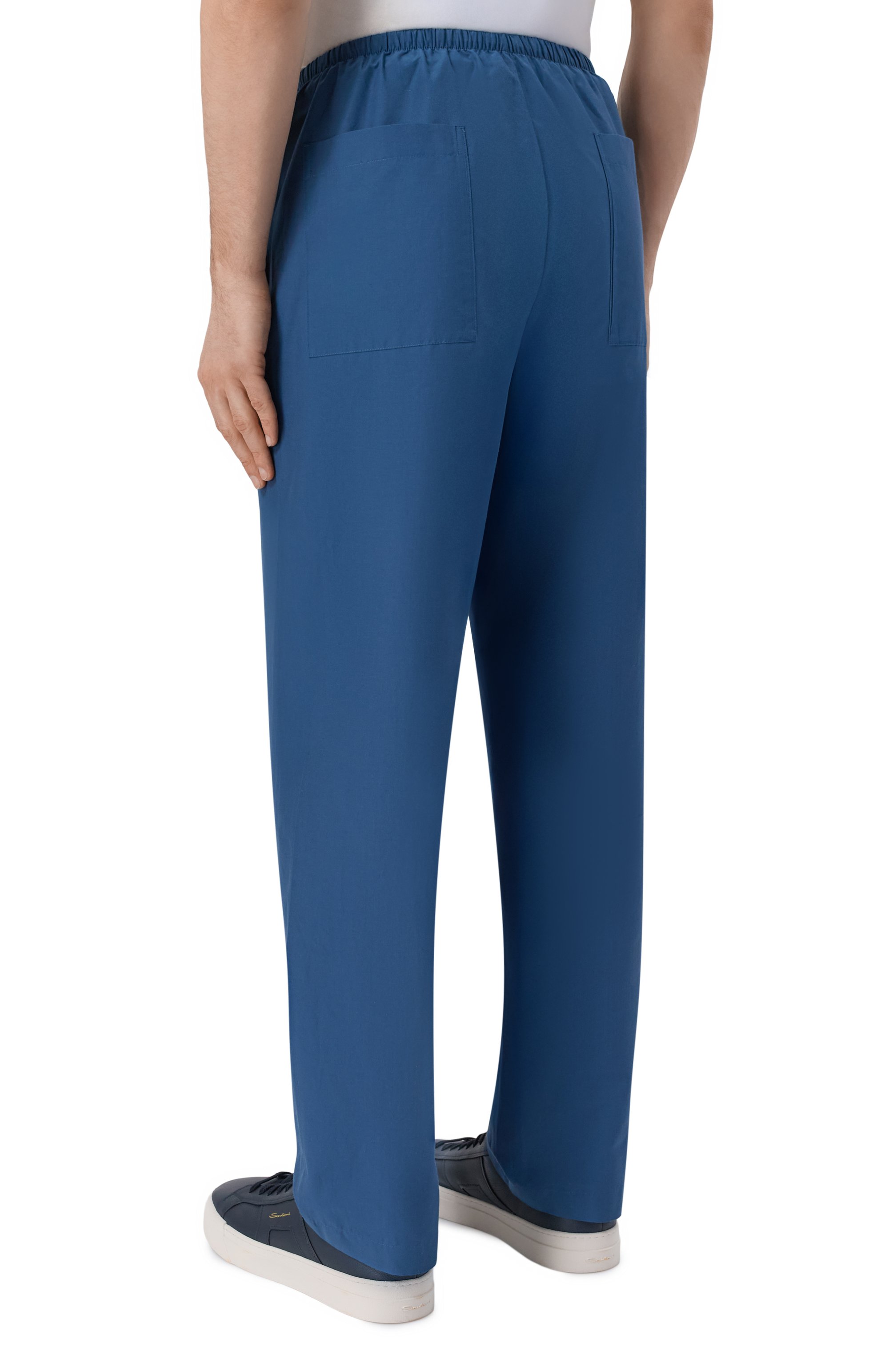 Брюки из хлопка и шелка 12 STOREEZ, арт. 137157, фото 4