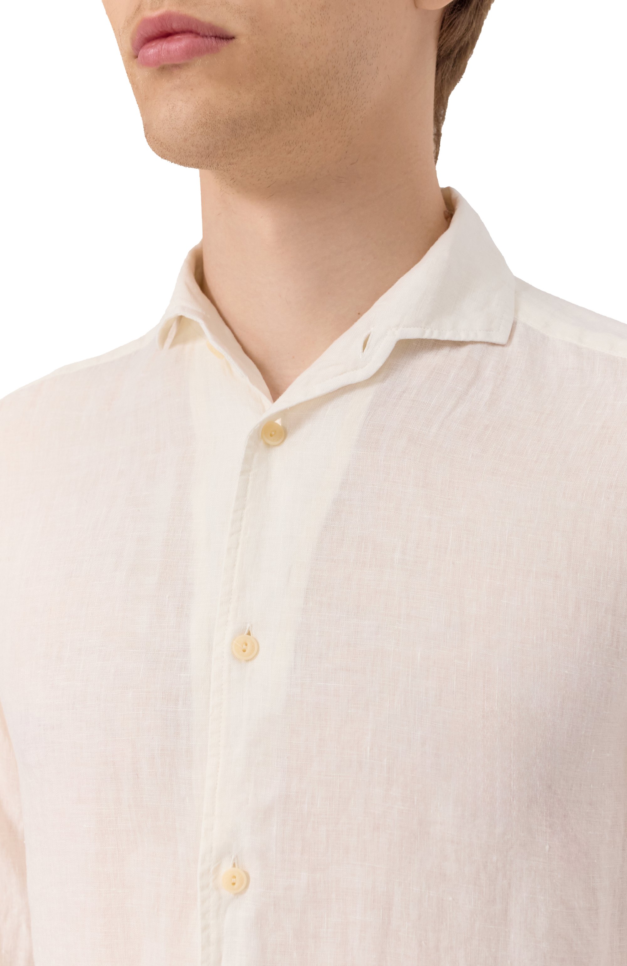 Льняная рубашка MC2 SAINT BARTH, арт. STBM CUBA/01033H, фото 5