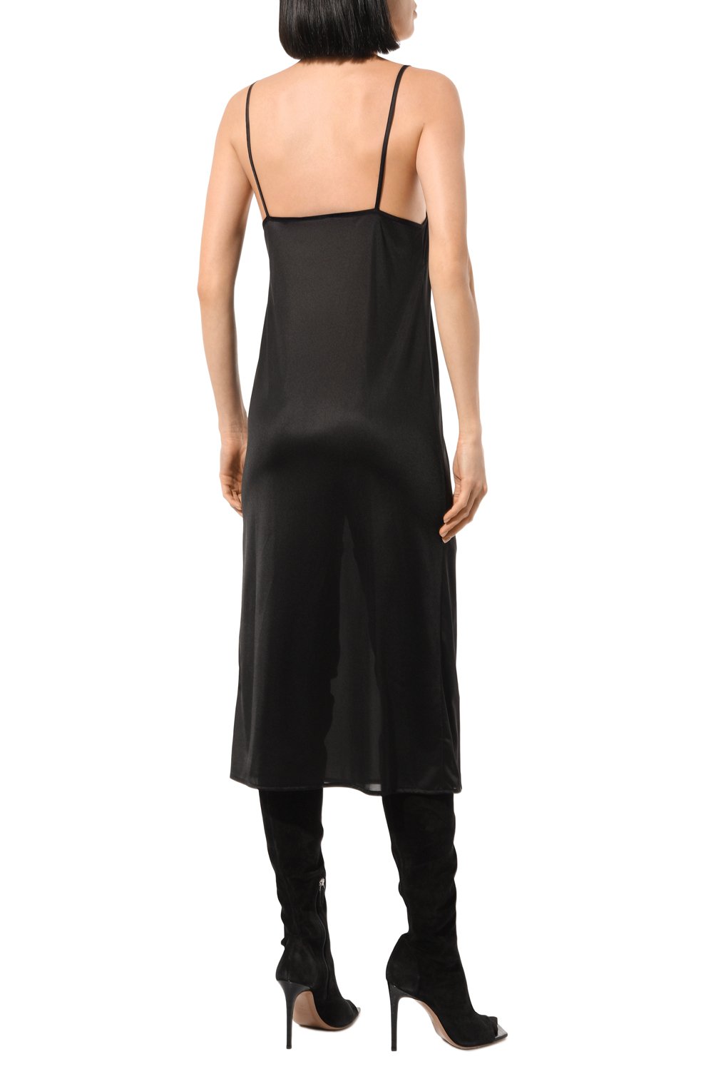 Платье ERIKA CAVALLINI черного цвета по цене 28450 руб., арт. E4WP01, фото 4 Платье ERIKA CAVALLINI, арт. E4WP01, фото 4