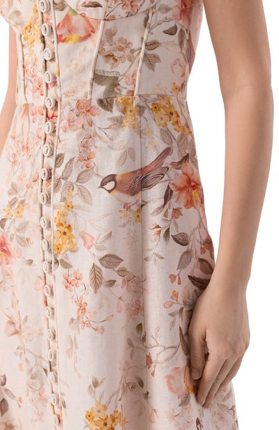 Льняное платье ZIMMERMANN, арт. 7525DS261_001, фото 4