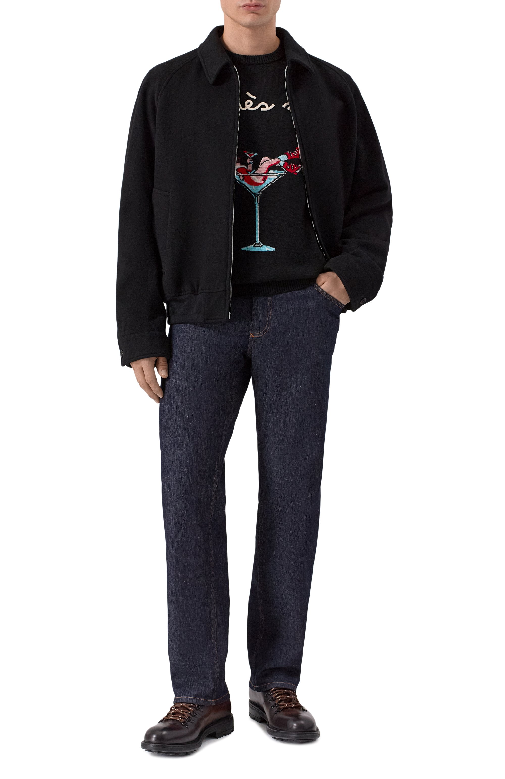 Джемпер из шерсти и вискозы MC2 SAINT BARTH, арт. HER0001-00070I/HER0N, фото 2