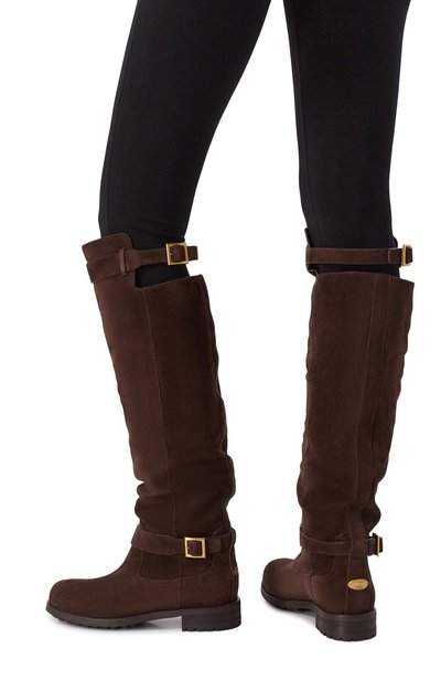 Женские замшевые сапоги biker  JIMMY CHOO, арт. BIKERKBSVV