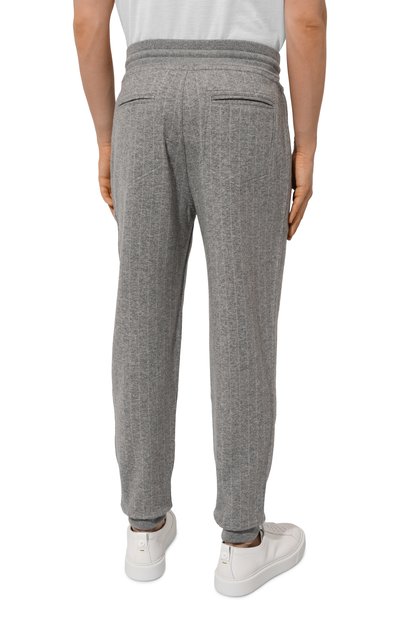 Джоггеры из кашемира и хлопка BRUNELLO CUCINELLI, арт. M0T783233G, фото 4