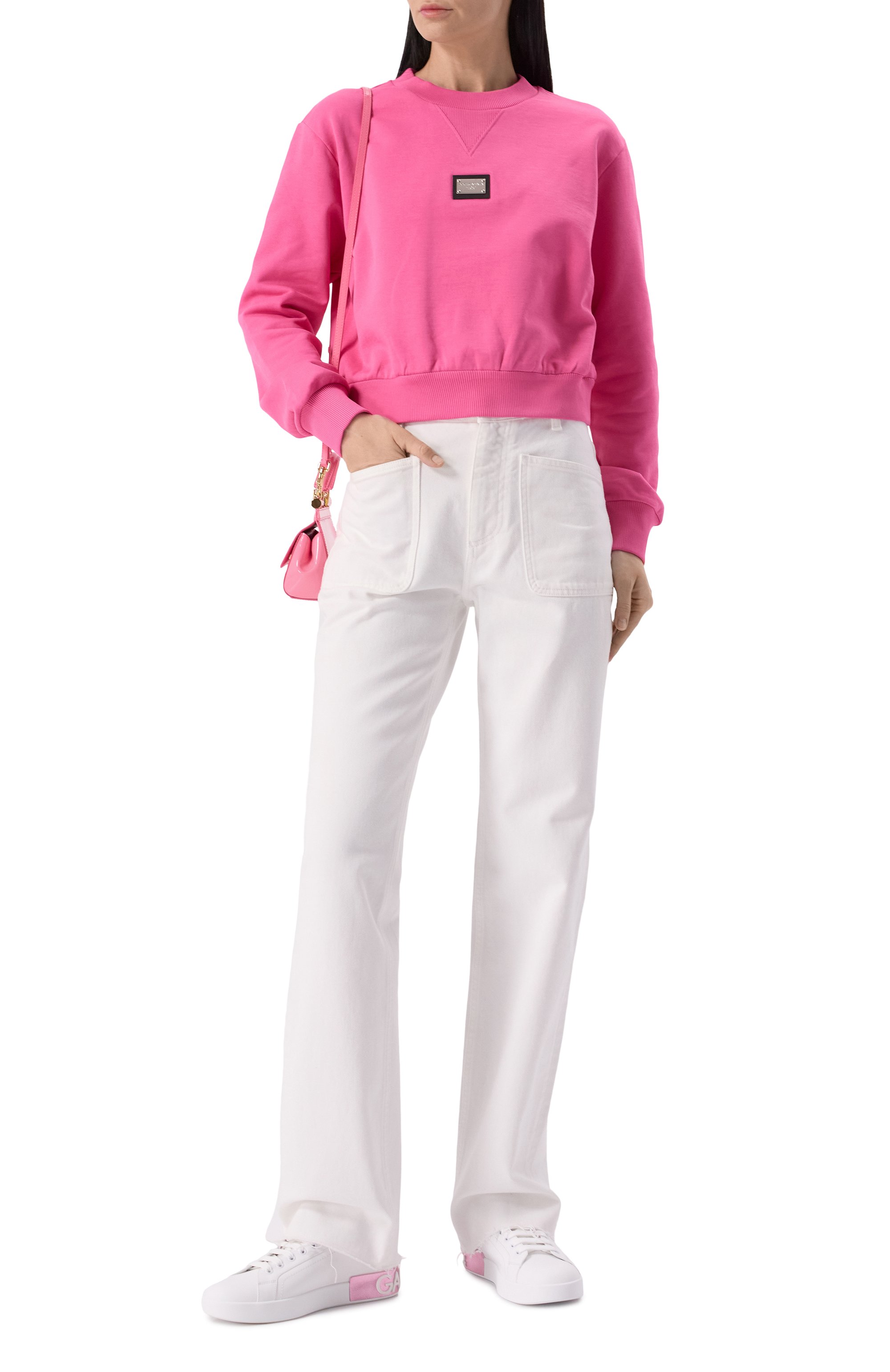 Кожаные кеды portofino DOLCE & GABBANA, арт. CK1544/AX615, фото 2