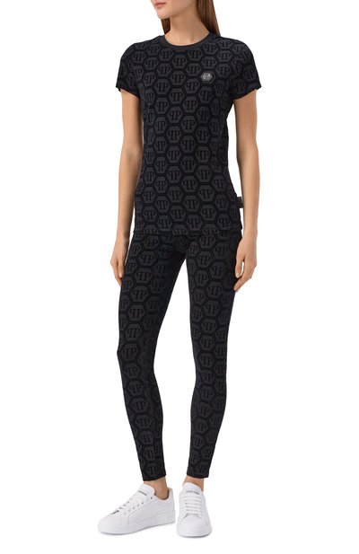 Легинсы из вискозы PHILIPP PLEIN, арт. SAFC WJT2182 PTE003N, фото 2