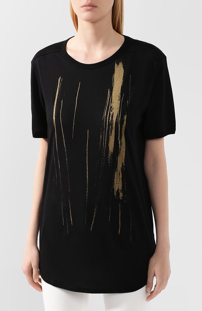 Хлопковая футболка ANN DEMEULEMEESTER, арт. 1902-3965-232-098, фото 3