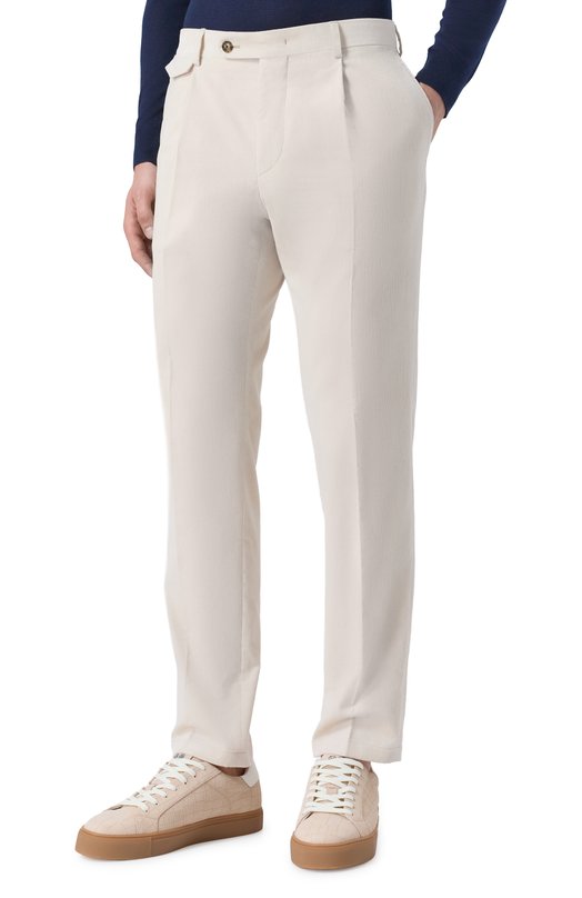 Хлопковые брюки Windsor 13 SILVI 10015954 Бежевый  13 SILVI 10015954 Фото 3