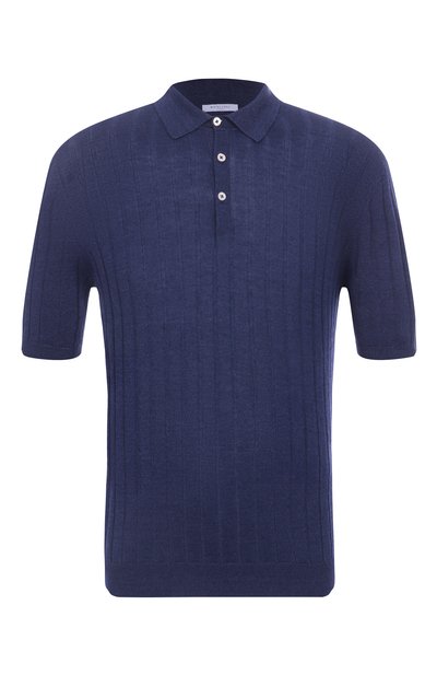 Мужская поло изо льна и хлопка BOGLIOLI, арт. 91303/SB5808