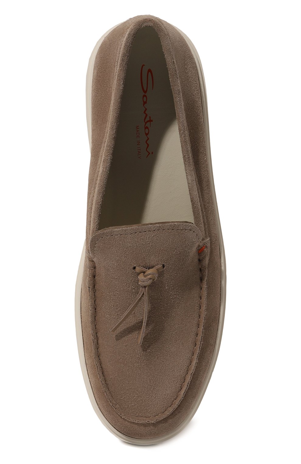 Замшевые слипоны SANTONI, арт. MBCD21439BARCSB5E82, фото 6