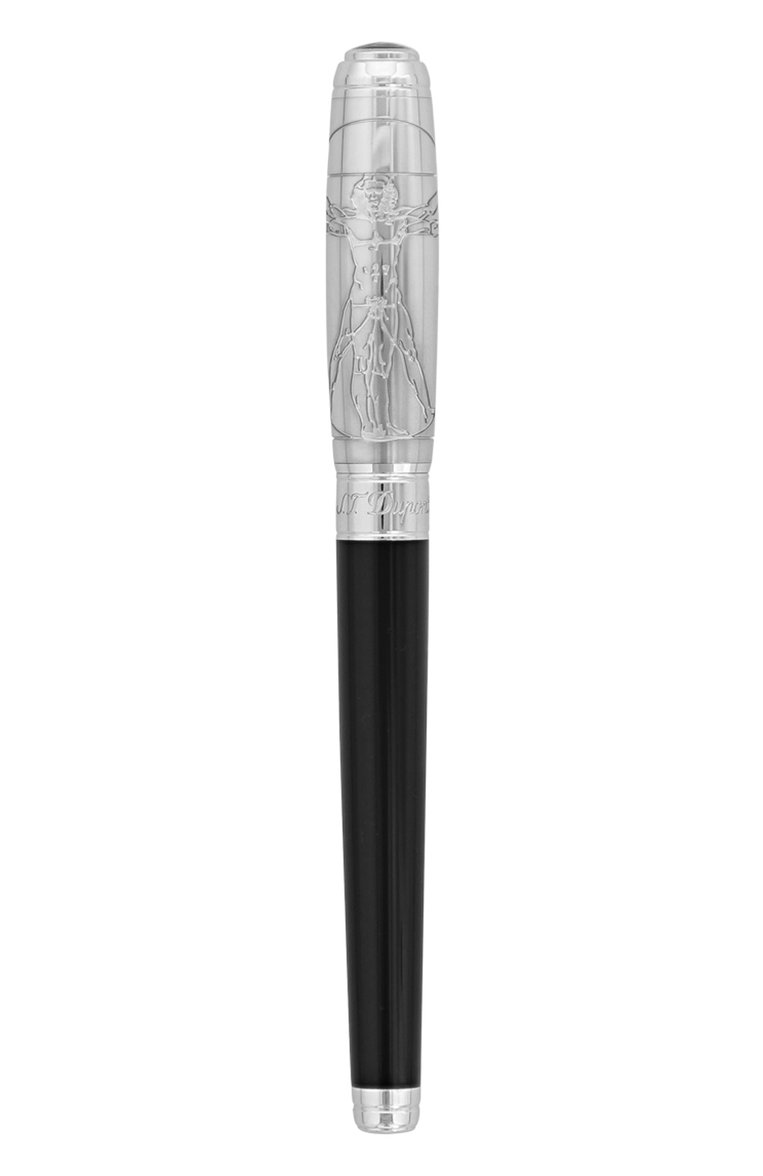 Ручка-роллер vitruvian man S.T. DUPONT черного цвета, арт. 412039L | Фото 2 (Нос: Не проставлено; Драгоценные камни: Без драгоценных камней; Региональные ограничения белый список (Axapta Mercury): Не проставлено; Ограничения доставки: m-style)