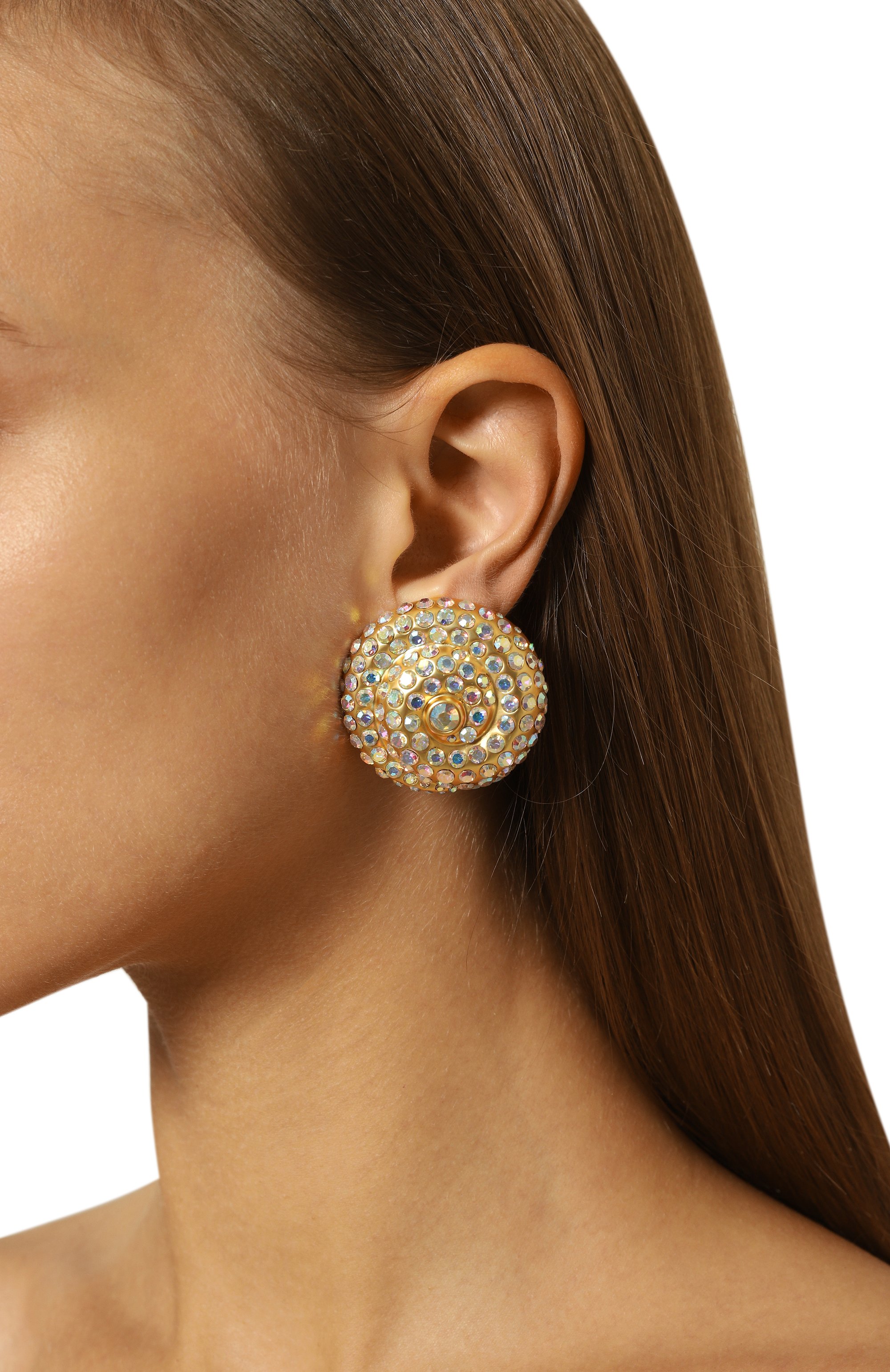 Клипсы PEARL OCTOPUSS.Y золотого цвета по цене 45400 руб., арт. LE S0LEIL, фото 2 Клипсы PEARL OCTOPUSS.Y, арт. LE S0LEIL, фото 2