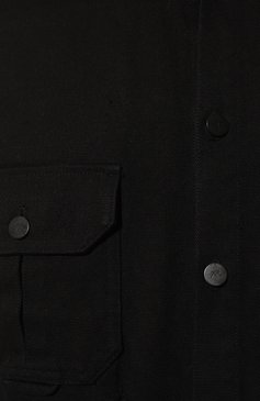 Мужская джинсовая куртка RTA черного цвета, арт. MH24W564-W1620BKDY | Фото 5 (Рукава: Длинные; Кросс-КТ: Деним; Материал сплава: Проставлено; Материал внешний: Хлопок, Деним; Драгоценные камни: Проставлено; Длина (верхняя одежда): Короткие; Стили: Кэжуэл)