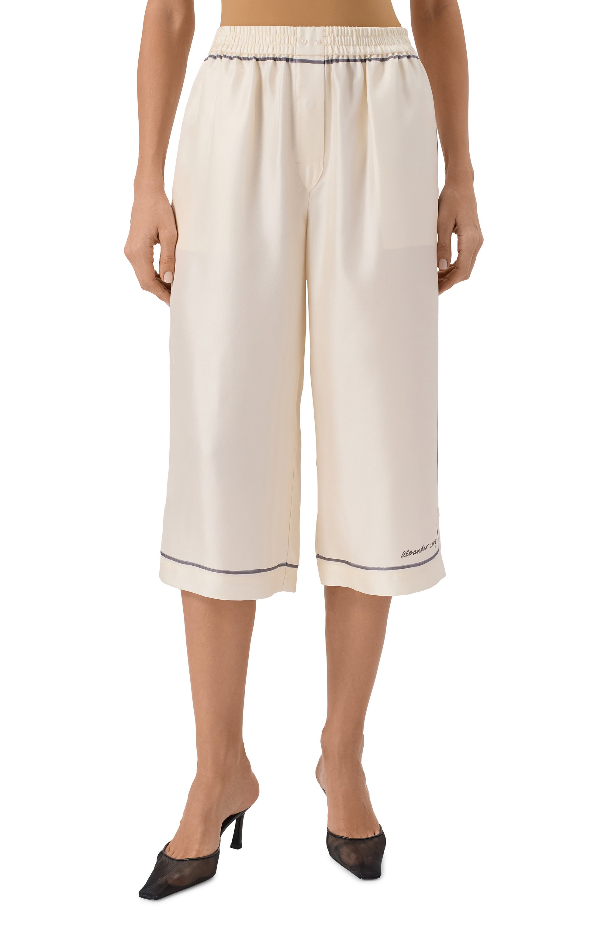 Шелковые шорты ALEXANDER WANG, арт. 1WC3254921, фото 3