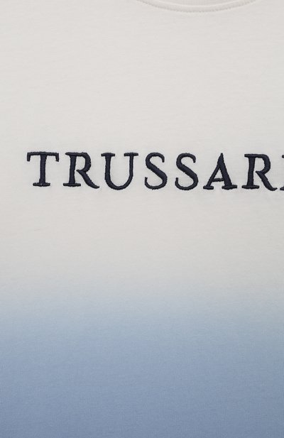Хлопковая футболка TRUSSARDI JUNIOR, арт. TBP24058TS, фото 3
