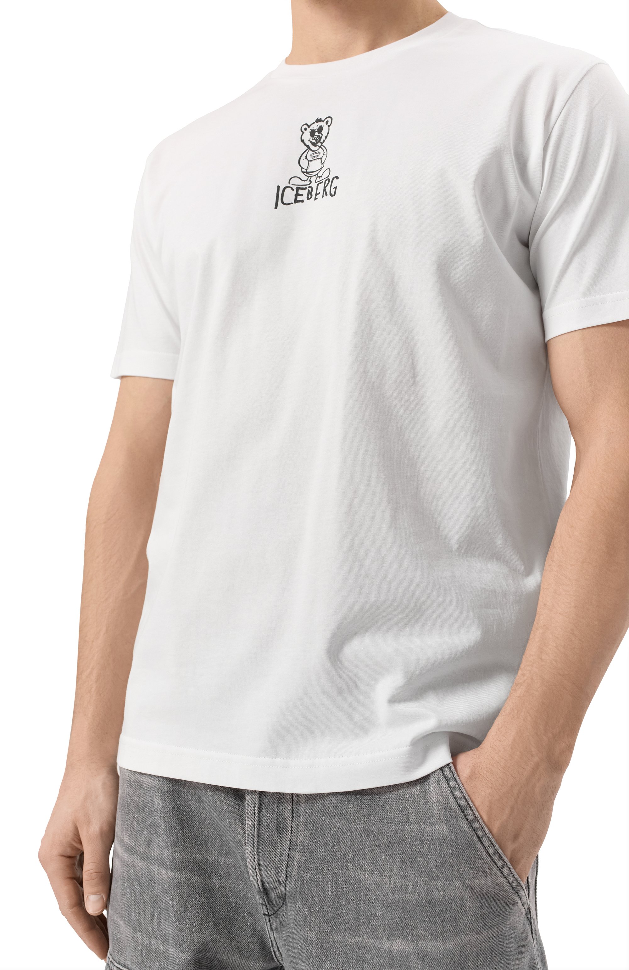 Хлопковая футболка ICEBERG, арт. F018/6306, фото 5