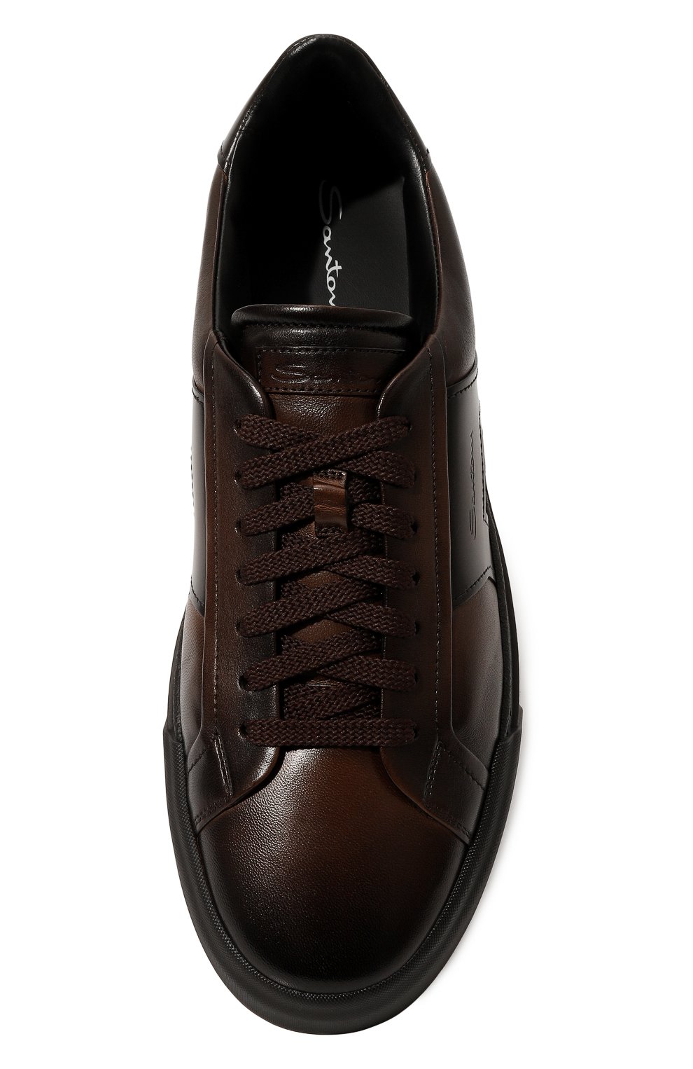 Кожаные кеды gloria SANTONI, арт. MBGG22018SM0RG0N, фото 6