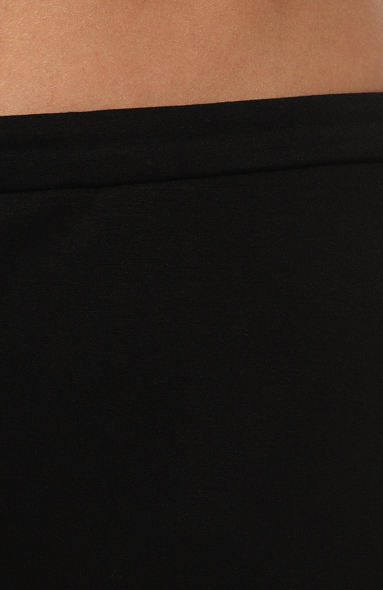 Женские брюки EMPORIO ARMANI черного цвета, арт. 3D2P6D/2JZYZ | Фото 5 (Длина (брюки, джинсы): Стандартные; Женское Кросс-КТ: Брюки-одежда; Материал внешний: Синтетический материал, Вискоза; Силуэт Ж (брюки и джинсы): Прямые; Материал сплава: Проставлено; Драгоценные камни: Проставлено; Стили: Кэжуэл)