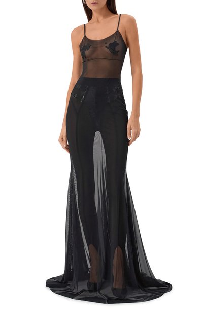 Платье DANIIL ANTSIFEROV черного цвета по цене 70000 руб., арт. DA_1800, фото 3 Платье DANIIL ANTSIFEROV, арт. DA_1800, фото 3