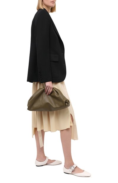 Кожаные балетки gin JIMMY CHOO белого цвета по цене 78850 руб., арт. GIN FLAT/NAP, фото 2 Кожаные балетки gin JIMMY CHOO, арт. GIN FLAT/NAP, фото 2